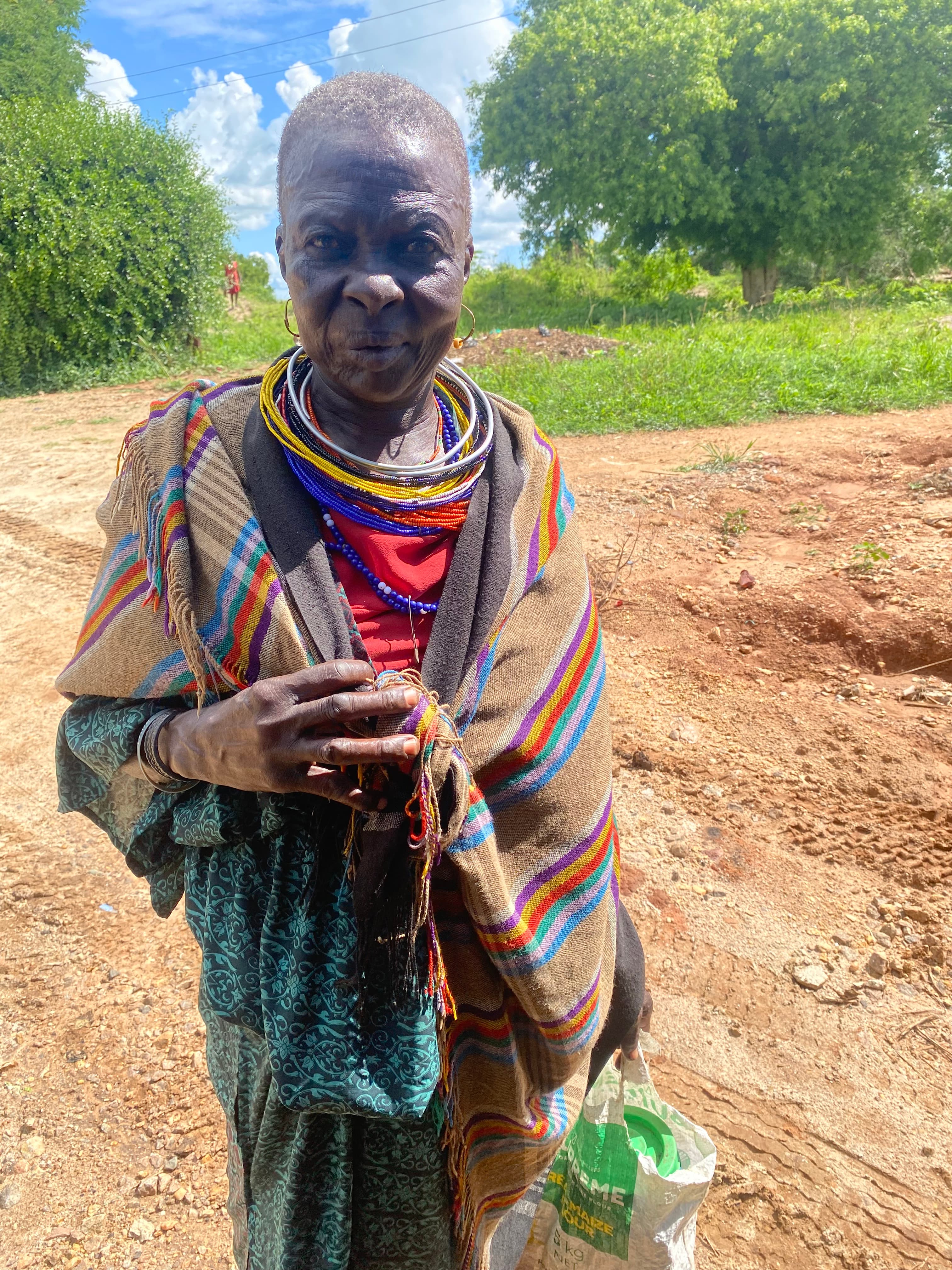Elderly Ik woman from the mountain tribe in Uganda